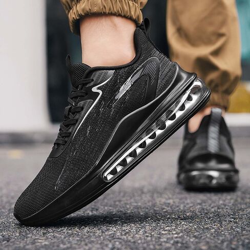 Men's Arch Support Comfortable Air Cushion Running Shoes Lace Up Casual Dress Multifunctional Shoes in Saudi Arabia