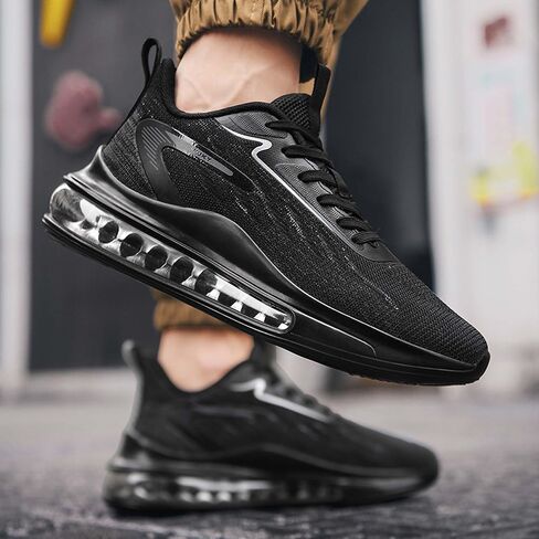 Men's Arch Support Comfortable Air Cushion Running Shoes Lace Up Casual Dress Multifunctional Shoes in Saudi Arabia