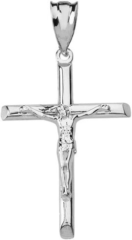 Claddagh Gold Dainty Crucifix Cross Pendant في الفضة الاسترليني الصلبة in Saudi Arabia