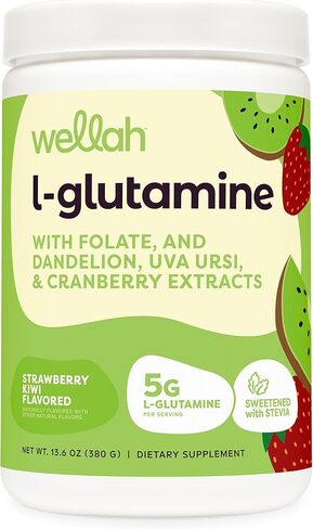 L-Glutamine Strawberry Lemonade Flavored (50 Servings) - 5g L-Glutamine Per Serving, Sweetened with Stevia in Saudi Arabia