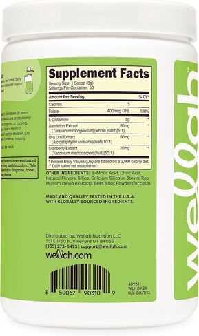 L-Glutamine Strawberry Lemonade Flavored (50 Servings) - 5g L-Glutamine Per Serving, Sweetened with Stevia in Saudi Arabia