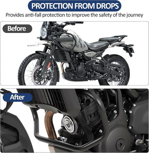 Highway Crash Bars Engine Guard for Himalayan 450 Himlayan450 2024 2025 Motorcycle Protection from Drops Accessories in Saudi Arabia