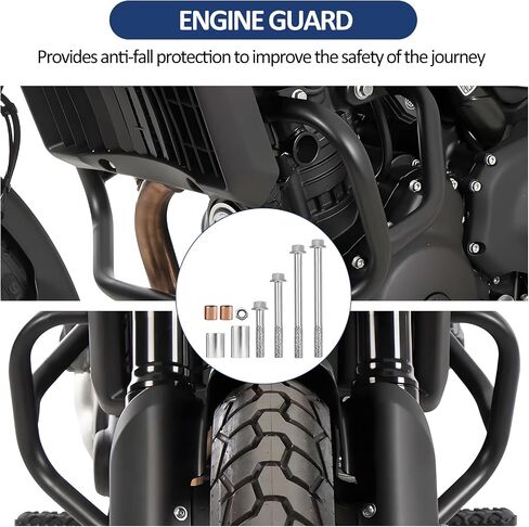 Highway Crash Bars Engine Guard for Himalayan 450 Himlayan450 2024 2025 Motorcycle Protection from Drops Accessories in Saudi Arabia
