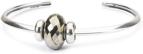 TROLLBEADS Heart Bangle - Elegant Silver Bracelet for Charm Collection | Silver 925 | Stardust collection | Design by Mette Saabye in Saudi Arabia