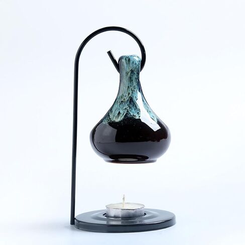 Tear Drop Essential Oil Burner Wax Melt Burners, Aromatherapy Aroma Burner Ceramic Oil Diffuser Candle Tealight Holder Home Bedroom Decor-C1 in Kuwait