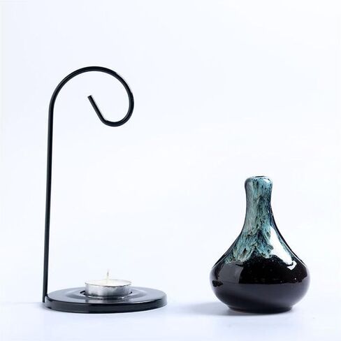 Tear Drop Essential Oil Burner Wax Melt Burners, Aromatherapy Aroma Burner Ceramic Oil Diffuser Candle Tealight Holder Home Bedroom Decor-C1 in Kuwait