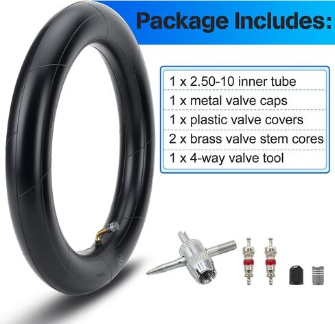 استبدال الأنبوب الداخلي 2.50/2.75-10 من Honda CRF50 XR50 Razor MX650 MX500 SX500 YAMAHA PW50 TTR50 SUZUKI JR50 SSR KDX50 APOLLO COOLSTER 49CC 50CC MOTOCYCLE BIKE BIKE in Kuwait