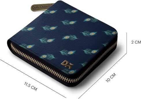 Stylish Slim Zip Around Wallet | Women's & Mens Bifold Wallet Purse With Coin, Card Slots | Soft Genuine Leather in Saudi Arabia