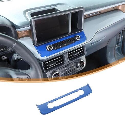 TOYCIDFG Dashboard Air Conditioner Switch Cover Trim Frame for Ford Maverick 2022-2025, Interior Center Control Car Decoration Accessories (Carbon Fiber Grain) in Saudi Arabia