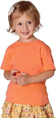 RABBIT SKINS 5.5 oz. Short-Sleeve Jersey T-Shirt (3401) Yellow, 24 Months in Saudi Arabia
