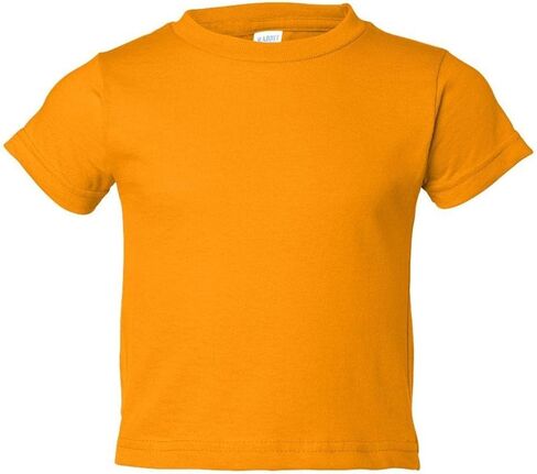RABBIT SKINS 5.5 oz. Short-Sleeve Jersey T-Shirt (3401) Yellow, 24 Months in Saudi Arabia