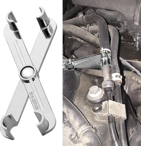 Fuel Line Disconnect Scissor Tool Set for 3/8 Inch and 5/16Inch, Fuel Line Disconnect Tool, Quick Disconnection A/C Line Transmission Line Remover Tool, Car Accessories for GM Ford Mazda in Saudi Arabia