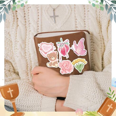 100 PCS Axolotl Stickers Kawaii Pink Animal Stickers Cute Axolotl Stuff Gifts for Kids Vinyl Stickers for Water Bottles Classroom Reward for Teen in Saudi Arabia