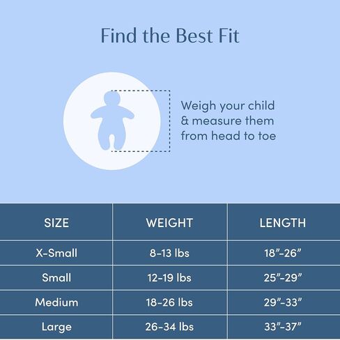 قماط SleepingBaby Zipadee-Zip Transition - بطانية قماط صوف للأطفال بسحاب - ريحان صوف، صغير جدًا (3-6 أشهر) in Saudi Arabia
