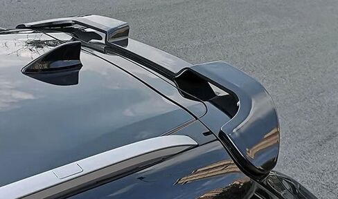 إكسسوارات السيارات متوافقة مع Honda CRV 2022 2021 2020-2017 المفسد الخلفي Tail Trunk Lip Bar ABS 1PCS (نمط أسود لامع) in Saudi Arabia