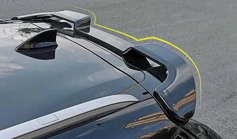إكسسوارات السيارات متوافقة مع Honda CRV 2022 2021 2020-2017 المفسد الخلفي Tail Trunk Lip Bar ABS 1PCS (نمط أسود لامع) in Saudi Arabia
