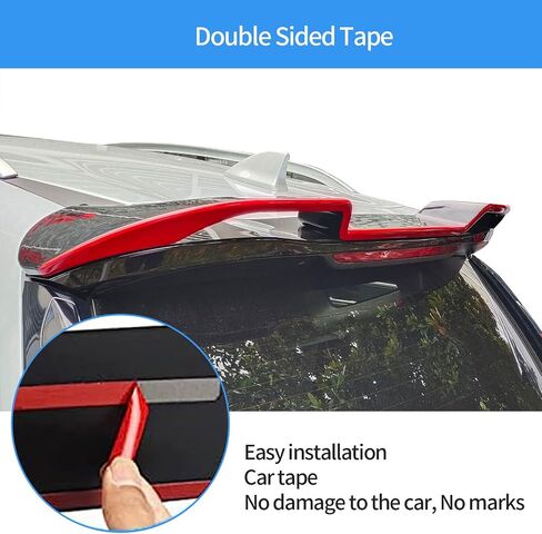 إكسسوارات السيارات متوافقة مع Honda CRV 2022 2021 2020-2017 المفسد الخلفي Tail Trunk Lip Bar ABS 1PCS (نمط أسود لامع) in Saudi Arabia