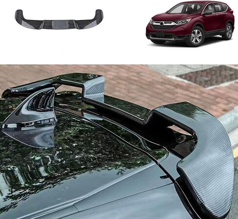 إكسسوارات السيارات متوافقة مع Honda CRV 2022 2021 2020-2017 المفسد الخلفي Tail Trunk Lip Bar ABS 1PCS (نمط أسود لامع) in Saudi Arabia