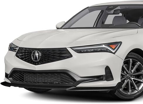 3pcs TR-Style Front Bumper Lip Spoiler Body Kit Compatible with 2023-2025 Acura Integra 2024 (Carbon Painted) in Kuwait