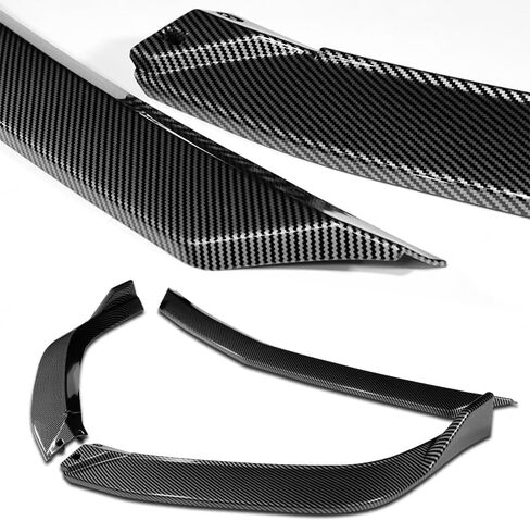 3pcs TR-Style Front Bumper Lip Spoiler Body Kit Compatible with 2023-2025 Acura Integra 2024 (Carbon Painted) in Kuwait