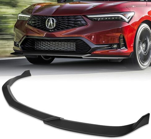 3pcs TR-Style Front Bumper Lip Spoiler Body Kit Compatible with 2023-2025 Acura Integra 2024 (Carbon Painted) in Saudi Arabia
