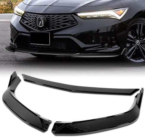 3pcs TR-Style Front Bumper Lip Spoiler Body Kit Compatible with 2023-2025 Acura Integra 2024 (Carbon Painted) in Saudi Arabia
