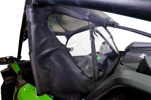 Seizmik UTV الزجاج الأمامي الخلفي الناعم متوافق مع نماذج Kawasaki KRX 1000 2020-2022 UTV | كل التضاريس الزجاج الأمامي | جنبا إلى جنب الملحقات in Kuwait