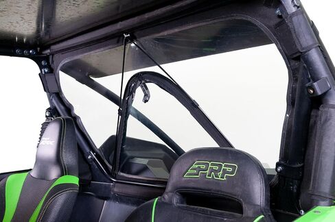 Seizmik UTV الزجاج الأمامي الخلفي الناعم متوافق مع نماذج Kawasaki KRX 1000 2020-2022 UTV | كل التضاريس الزجاج الأمامي | جنبا إلى جنب الملحقات in Kuwait