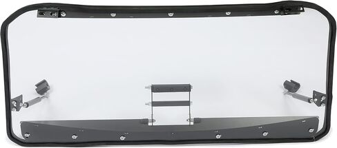 HECASA Flip 3-in-1 Windshield Compatible with 2016+ Polaris General 1000/ 4 1000 Open Vented Closed Windscreen Stretch Bracket Included Clear in Saudi Arabia