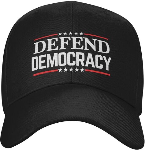 Defend Democracy Hat Save Democracy Hat Trucker Cap for Men Women Black in Kuwait
