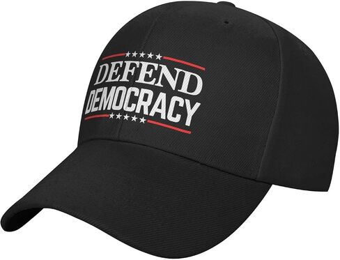 Defend Democracy Hat Save Democracy Hat Trucker Cap for Men Women Black in Kuwait