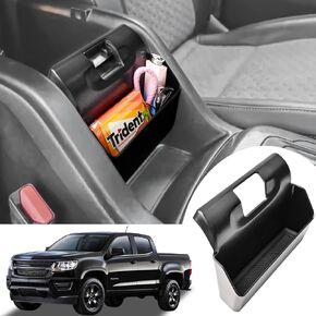 TACOBRO Center Console Hanging Storage Organizer Compatible with GMC Canyon and Chevy Colorado 2014 2015 2016 2017 2018 2019 2020 2021 2022 Accessories, Adds Armrest Box Extra Storage For Small Items in Saudi Arabia