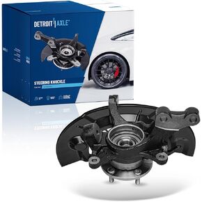 Detroit Axle - مفصل التوجيه الأيسر الأمامي لـ 13-16 Toyota Avalon ، Driver Side Defting Knuckle & Wheel Bearing Assembly 2013 2014 2015 2015 2016 in Saudi Arabia