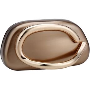 Gets Clutch Purses for Women Acrylic Handbag Trendy Metal Handle Evening Bag Classic Round Crossbody Bags for Party Wedding in Kuwait