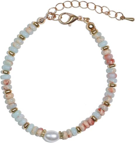 Bracelets for Women, Healing Natural Stone Beaded Bracelets, Unique Get Well Birthday Inspirational Gifts for Women Best Friends Mom Coworkers in Kuwait