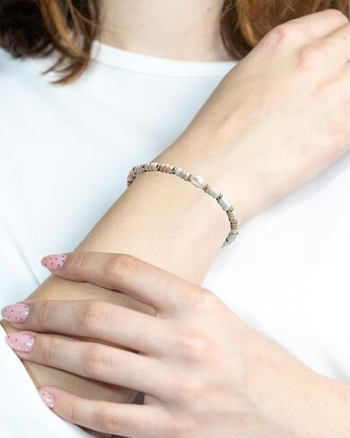 Bracelets for Women, Healing Natural Stone Beaded Bracelets, Unique Get Well Birthday Inspirational Gifts for Women Best Friends Mom Coworkers in Kuwait