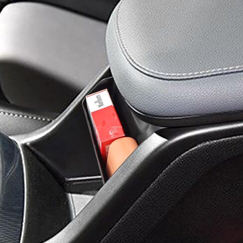 TACOBRO Center Console Hanging Storage Organizer Compatible with GMC Canyon and Chevy Colorado 2014 2015 2016 2017 2018 2019 2020 2021 2022 Accessories, Adds Armrest Box Extra Storage For Small Items in Saudi Arabia