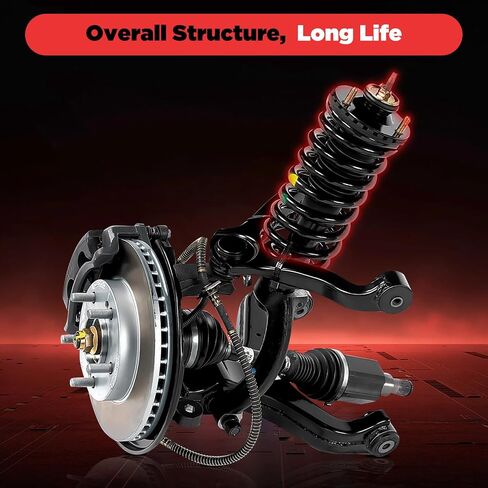 1PAIR ASTOU Front Strut and Coil Spring Assembly FIT 1998 1999 2000 2001 2002 for Honda Occude Front and Right STRUT Coil Assembly Replacebly - 171691L 171691R in Kuwait