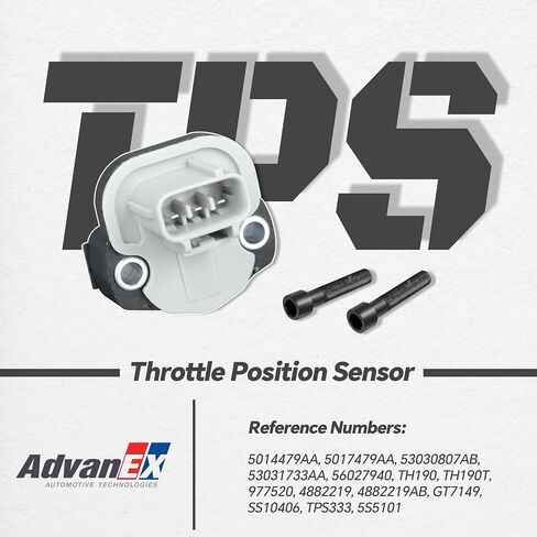 5017479AA TPS THRETTLE SESSOR ، متوافق مع Chrysler Aspen ، Dodge Durango Dakota RAM 1500/2500/3500 ، Jeep Commander/Grand Cherokee استبدل 5014479AA 530307AB in Saudi Arabia