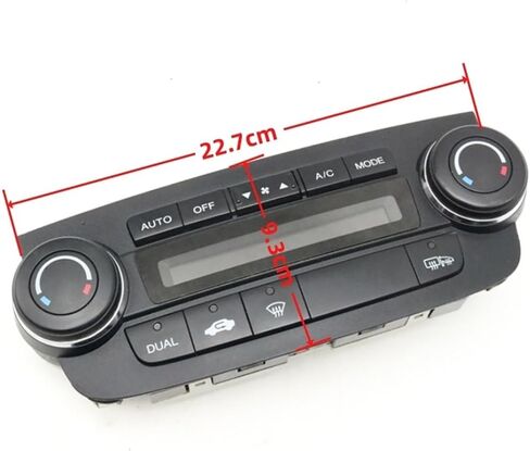 Car Air Conditioning Knob Control Button Compatible for Honda CRV 2007 2008 2009 2010 2011 A/C Temperature Adjustment Switch Panel(Used Without Screen) in Saudi Arabia