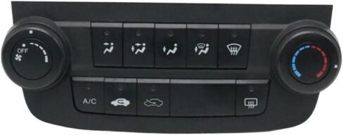 Car Air Conditioning Knob Control Button Compatible for Honda CRV 2007 2008 2009 2010 2011 A/C Temperature Adjustment Switch Panel(Used Without Screen) in Saudi Arabia