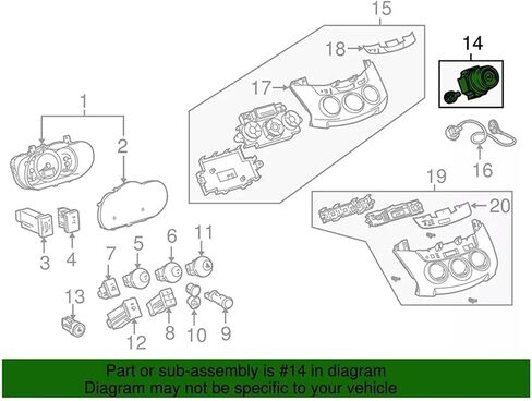 متوافق مع تويوتا RAV4 2006-2012. مفتاح لوحة التحكم في تكييف الهواء A/C مفتاح التحكم في منفاخ السخان 559020R010 in Saudi Arabia