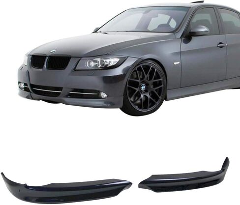 FreeMotor802 متوافق مع 2005-2008 BMW E90 الأمامي المصد الشفة ، على غرار المصنع الأسود PP SPOILER SPLITER in Kuwait