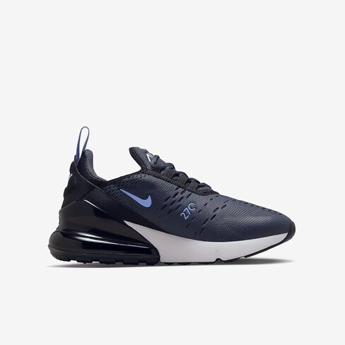 Nike Air Max 270 Big Kids' Shoes (943345-408, Thunder Blue/Black/White/Royal Pulse) Size 6 in Saudi Arabia