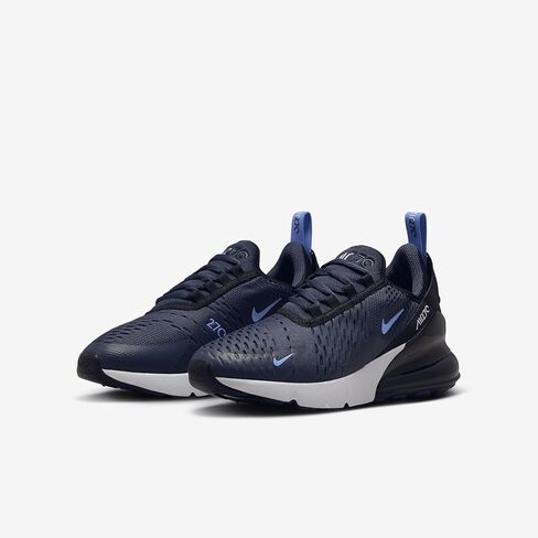 Nike Air Max 270 Big Kids' Shoes (943345-408, Thunder Blue/Black/White/Royal Pulse) Size 6 in Saudi Arabia