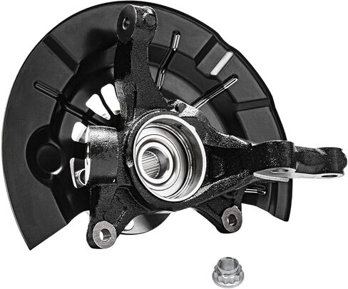 Detroit Axle - مفصل التوجيه الأيسر الأمامي لـ 13-16 Toyota Avalon ، Driver Side Defting Knuckle & Wheel Bearing Assembly 2013 2014 2015 2015 2016 in Kuwait