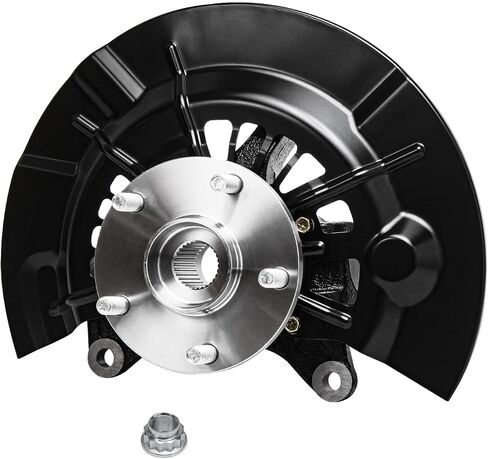 Detroit Axle - مفصل التوجيه الأيسر الأمامي لـ 13-16 Toyota Avalon ، Driver Side Defting Knuckle & Wheel Bearing Assembly 2013 2014 2015 2015 2016 in Kuwait