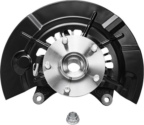 Detroit Axle - مفصل التوجيه الأيسر الأمامي لـ 13-16 Toyota Avalon ، Driver Side Defting Knuckle & Wheel Bearing Assembly 2013 2014 2015 2015 2016 in Kuwait