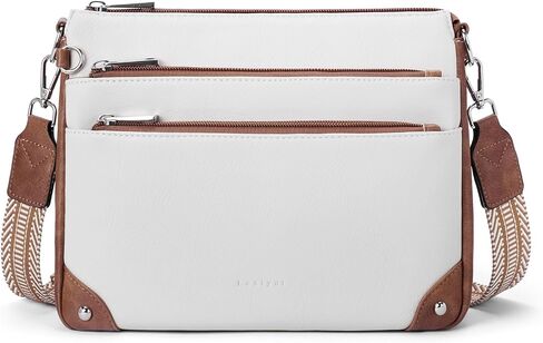 Crossbody Bags for Women Rfid Travel Crossbody Purses Leather Handbags Medium Shoulder bag with Adjustable Strap in Saudi Arabia