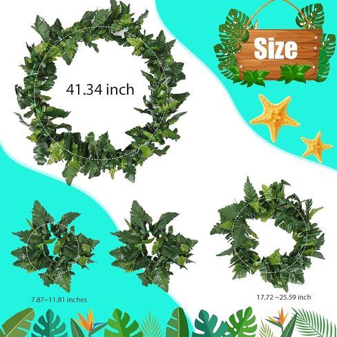 6 Pcs Hawaiian Woman Costume Include Hula Skirt Crop Top Hawaiian Flower Leis Necklace Bracelet for Halloween Cosplay in Saudi Arabia